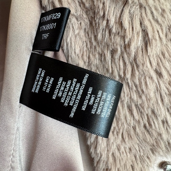 Kenneth Cole Tan Teddy Jacket Classic Style Size M - Picture 9 of 10